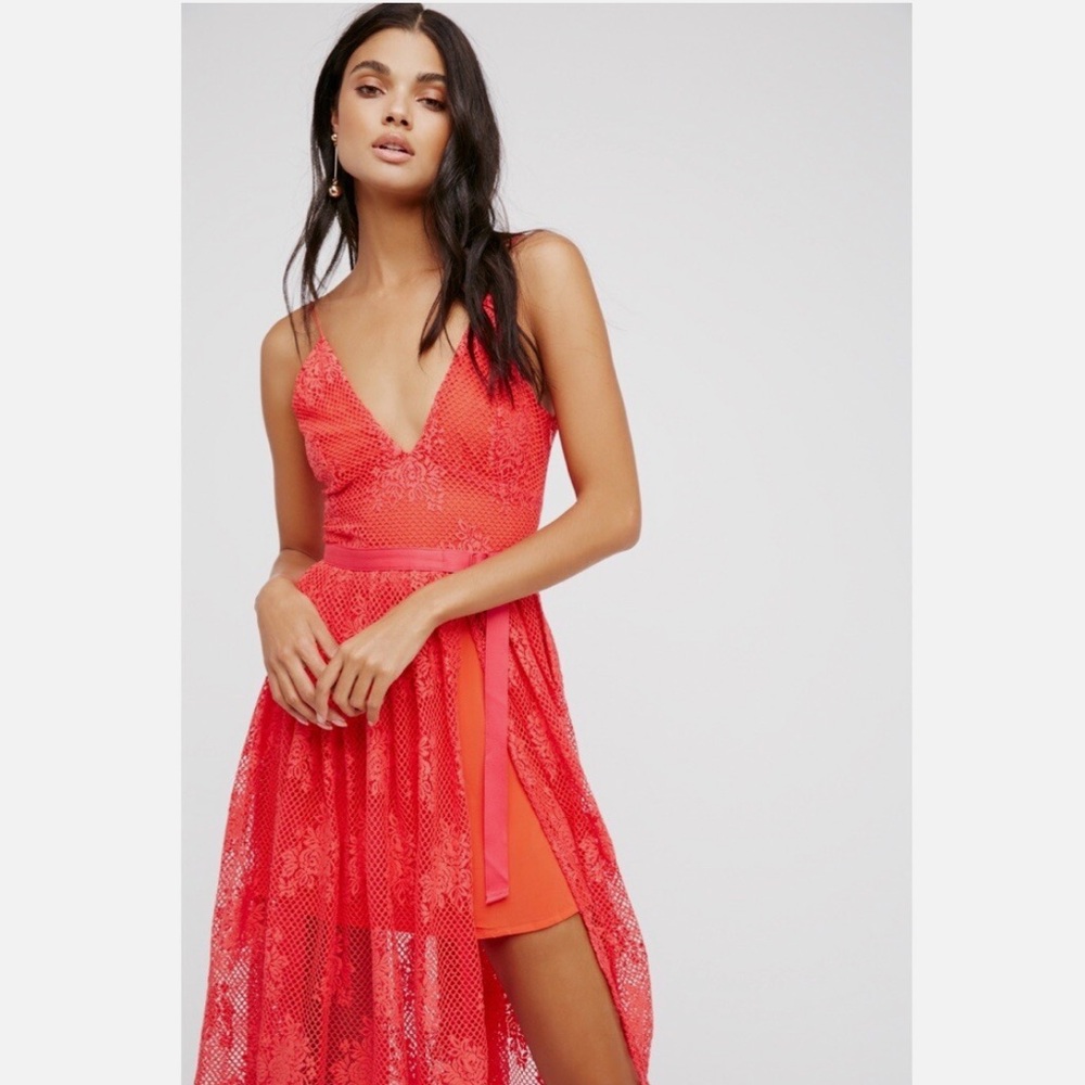 NEW with tags Free People lace dress